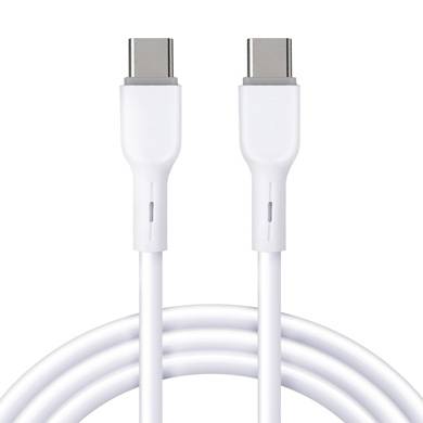 CABLE USB V3.0 TIPO C – C - 1 METRO, BLANCO, BROBOTIX 6006849 CABLE USB V3.0 TIPO C – C - 1 METRO, BLANCO, BROBOTIX 6006849